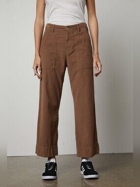 Price Firm 🍓 Velvet Graham And Spencer Wide Leg Cropped Pants